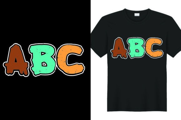Back to School ABC T-Shirt Graphics for Real T-Shirt Designs