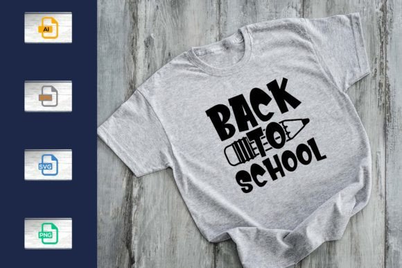 Back to School Elementary T-Shirt Design Graphics