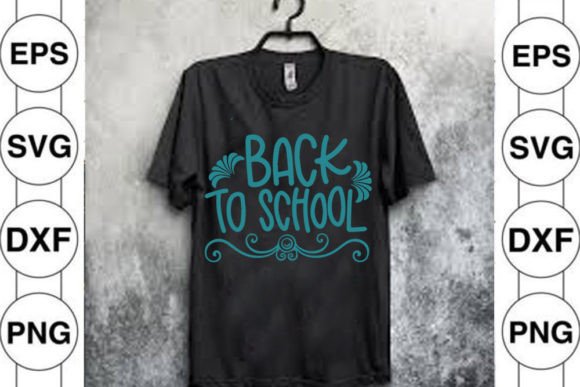 Back to School SVG Design for T-Shirt Graphics