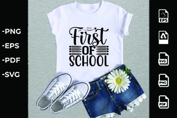Back to School SVG Design: Graphics & T-Shirt Designs