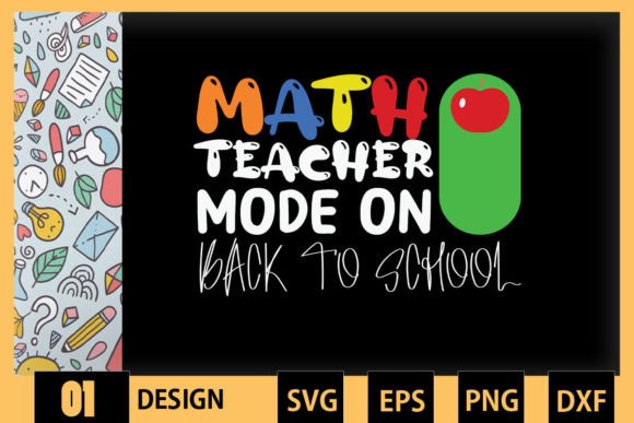Math Teacher Mode on Back to School