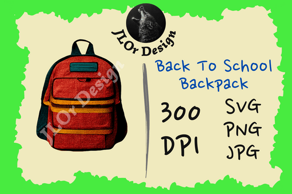 Red Backpack – Back to School