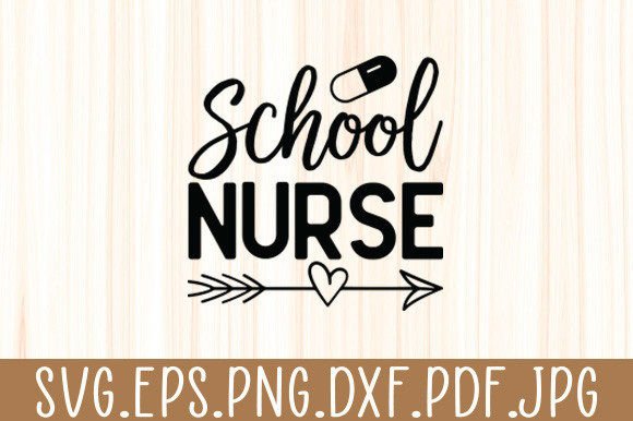 School Nurse Back to School SVG: Graphics for Crafts & Local Branding